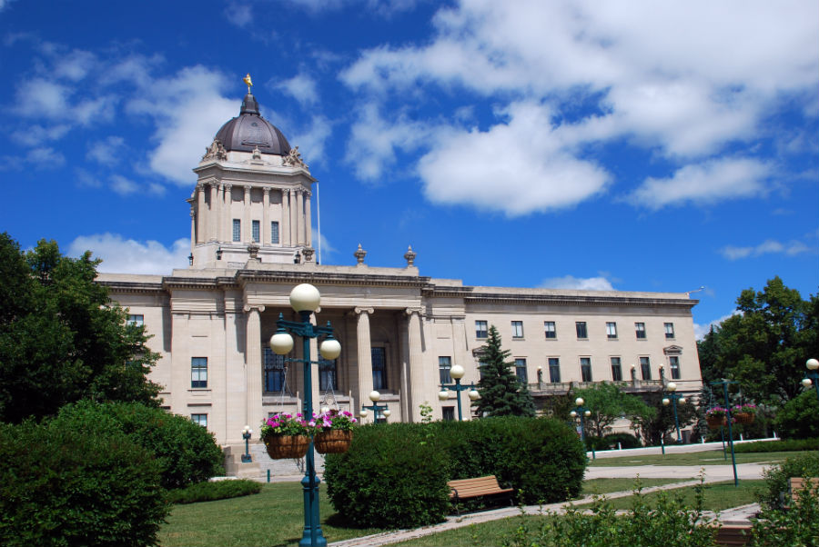 Manitoba Legislative Building in Winnipeg